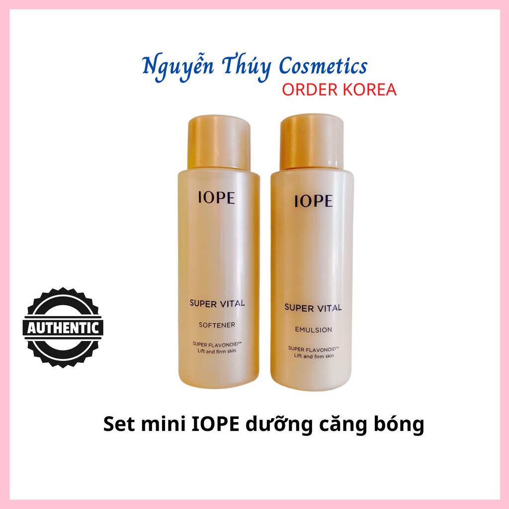 Set mini IOPE Super Vital dưỡng ẩm chống lão hóa (18ml)