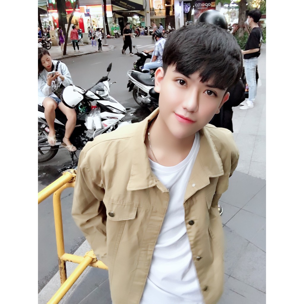 HCMFREESHIP 99K️⚡ Hot Sale Áo Khoác Kaki Nam AKKK08⚡&lt;--- Linh Stoer