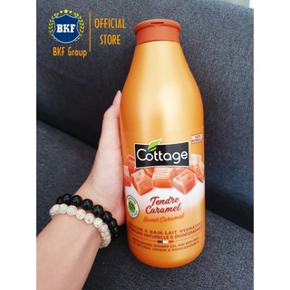 [Chính hãng] Sữa Tắm Cottage Pháp Hương Đường Caramel 750ml