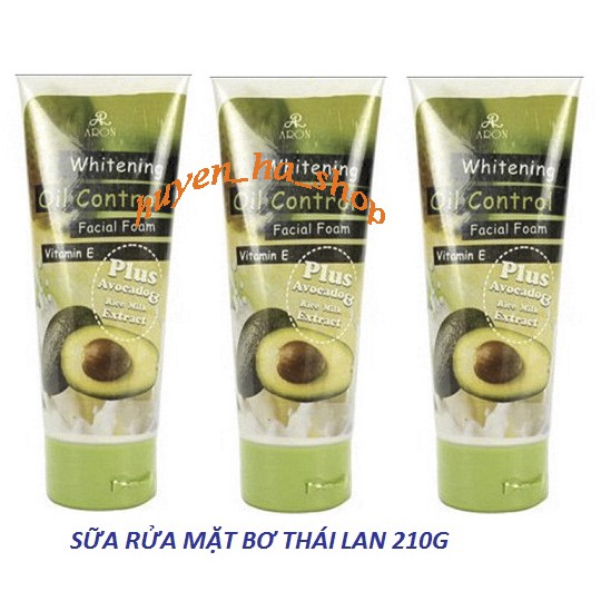 Sữa rửa mặt bơ Thái Lan 210g