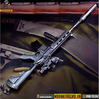 Mô Hình Game PUBG - M416 Silencer 27cm Tháo Nắp
