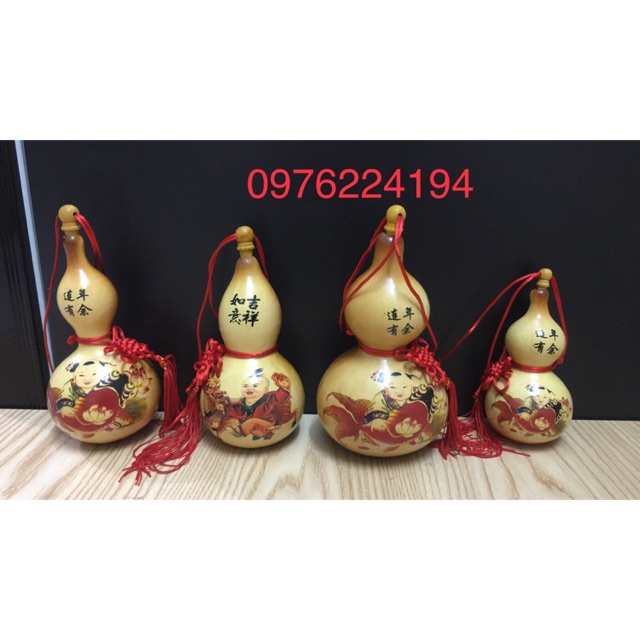 Quả bầu hồ lô cầu con, quả đã phơi khô