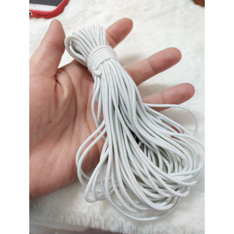 Combo 10m dây thun vải size 2mm làm handmade