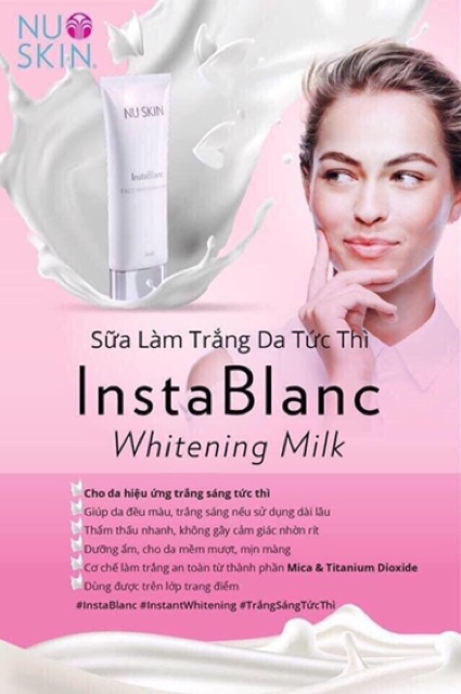 Sữa Làm Trắng Da Tức Thì InstaBlanc Nuskin