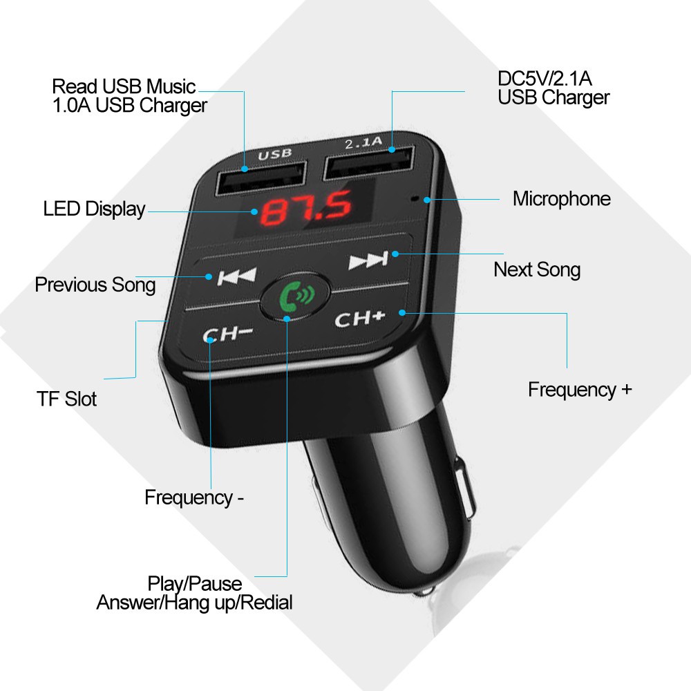 Máy Nghe Nhạc Mp3 Có Cổng Sạc Usb Và Phụ Kiện