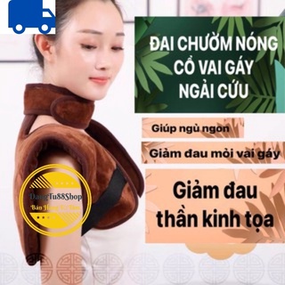 Đai Chườm Nóng Cổ Vai Gáy Bằng Điện Lõi Thuốc Ngãi Cứu- Thảo Dược, Giải Pháp Cho Những Cơn Ác Mộng Đau Mỏi Cổ Vai Gáy