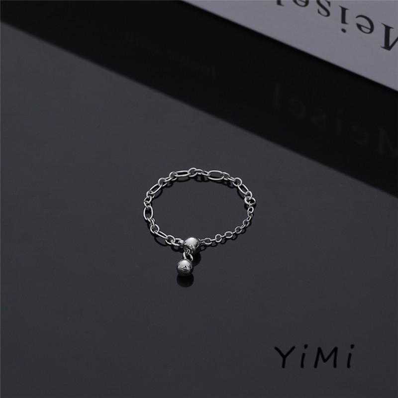 Nhẫn Phối Dây Xích Và Tua Rua Có Thể Điều Chỉnh Thời Trang Dành Cho Nữ