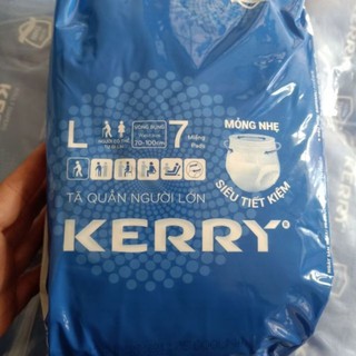 combo 5 gói bỉm quần kerry size m 8,L 7