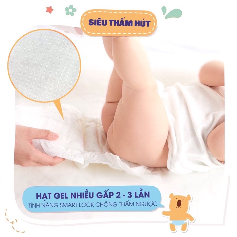 [Hoả tốc HCM] Bỉm quần/dán Step Baby nội địa Trung S92/M86 M86/L80/XL74/XXL68/XXXL68