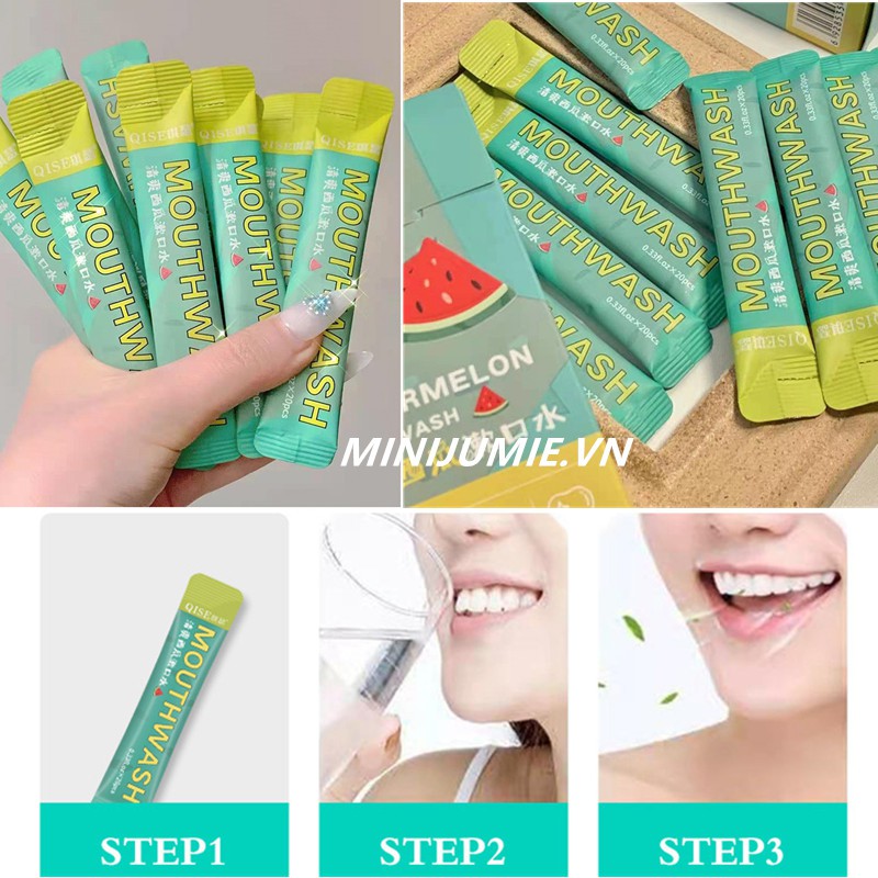 Nước Xúc Miệng thảo dưa hấu QISE 10ml