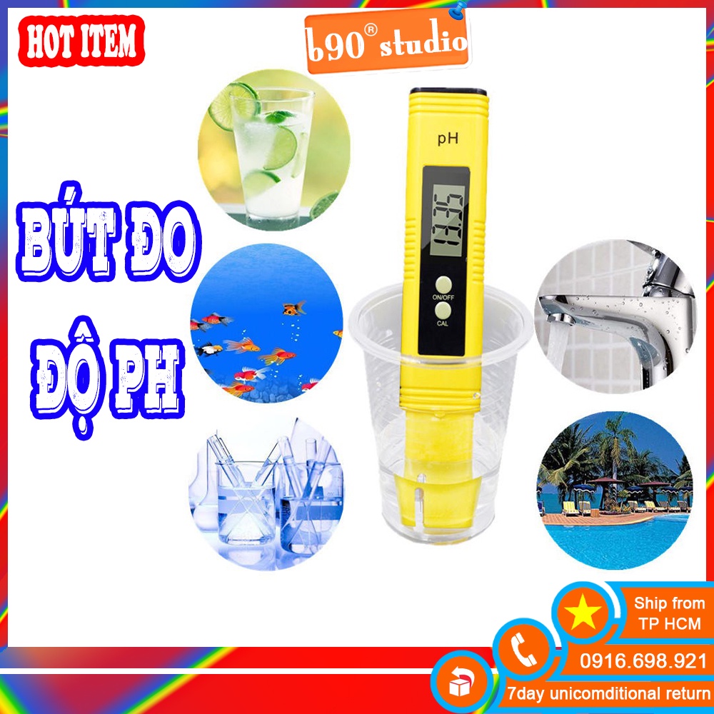 GIÁ SỈ   Bút đo độ PH trong nước có độ chính xác cao kỹ thuật số màn hình LCD