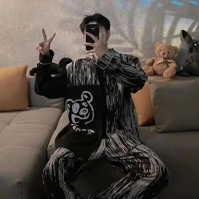 Bộ đồ ngủ nam nữ gấu bear chất cotton xịn loại 1 form rộng siêu thoáng và thoải mái