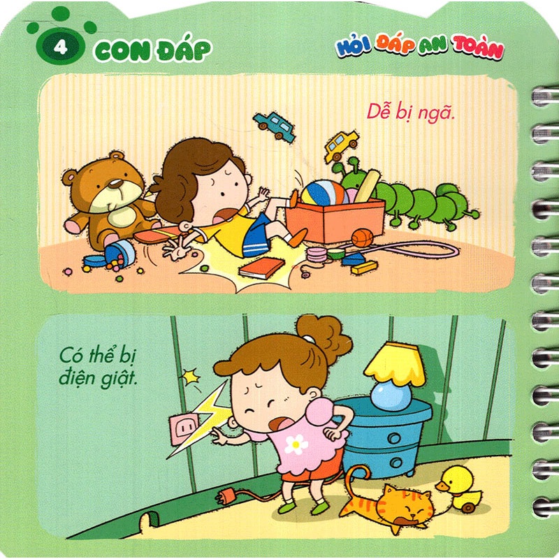Sách- Mẹ Hỏi Con Đáp - Hỏi Đáp An Toàn - Tái bản