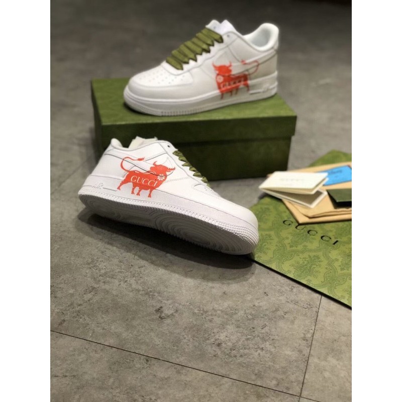 Giày sneaker thời trang nam nữ da thật mẫu mới nhất 2021 Gucci = GC / Nike thiết kế siêu xinh.