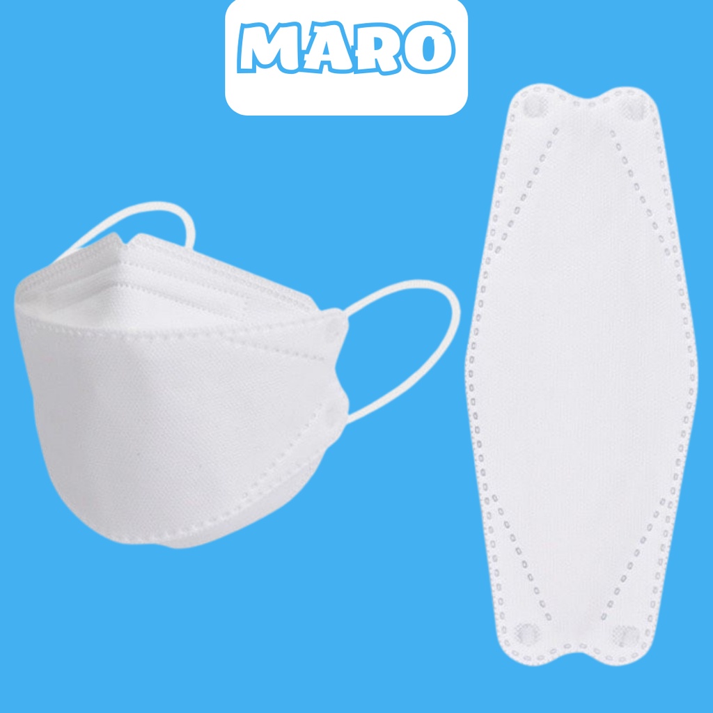 Khẩu trang kf94 4d mask  4 lớp kháng khuẩn lọc bụi mịn, tiêu chuẩn hàn quốc,  khẩu trang dc mask -MARO