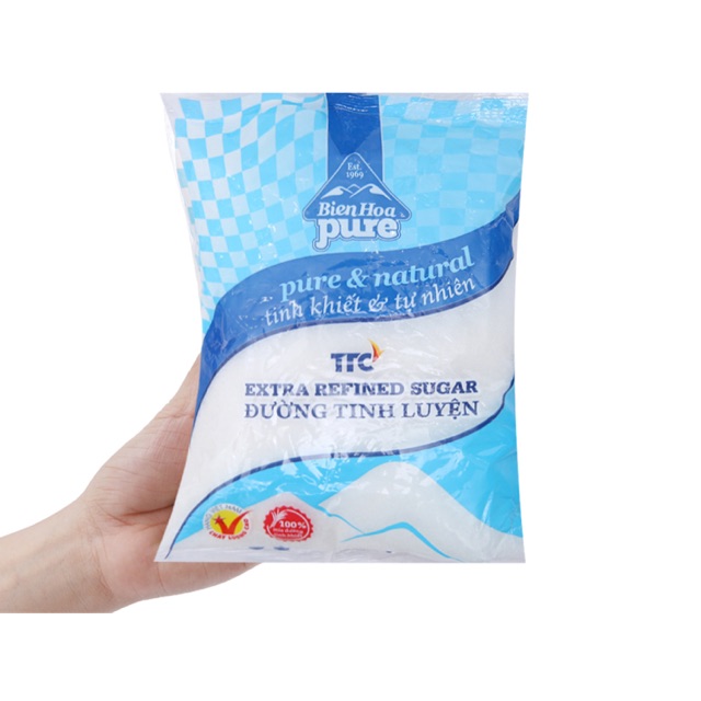 Đường tinh luyện Biên hoà pure gói 1kg