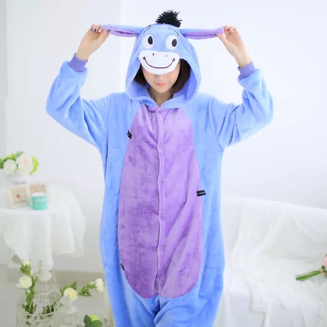 Pijama thú bông hình con lừa I-yo (winnie&pooh)