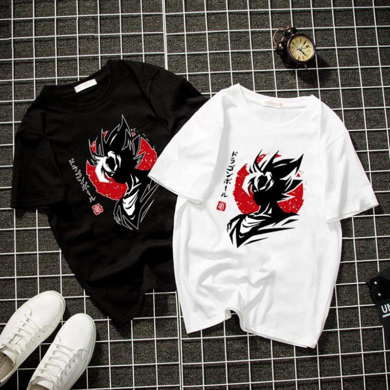 (HÀNG CAO CẤP) Áo thun Unisex form rộng hoạt tiết Nhật Bản goku Hàn Quốc vải dày mịn 2019T1537