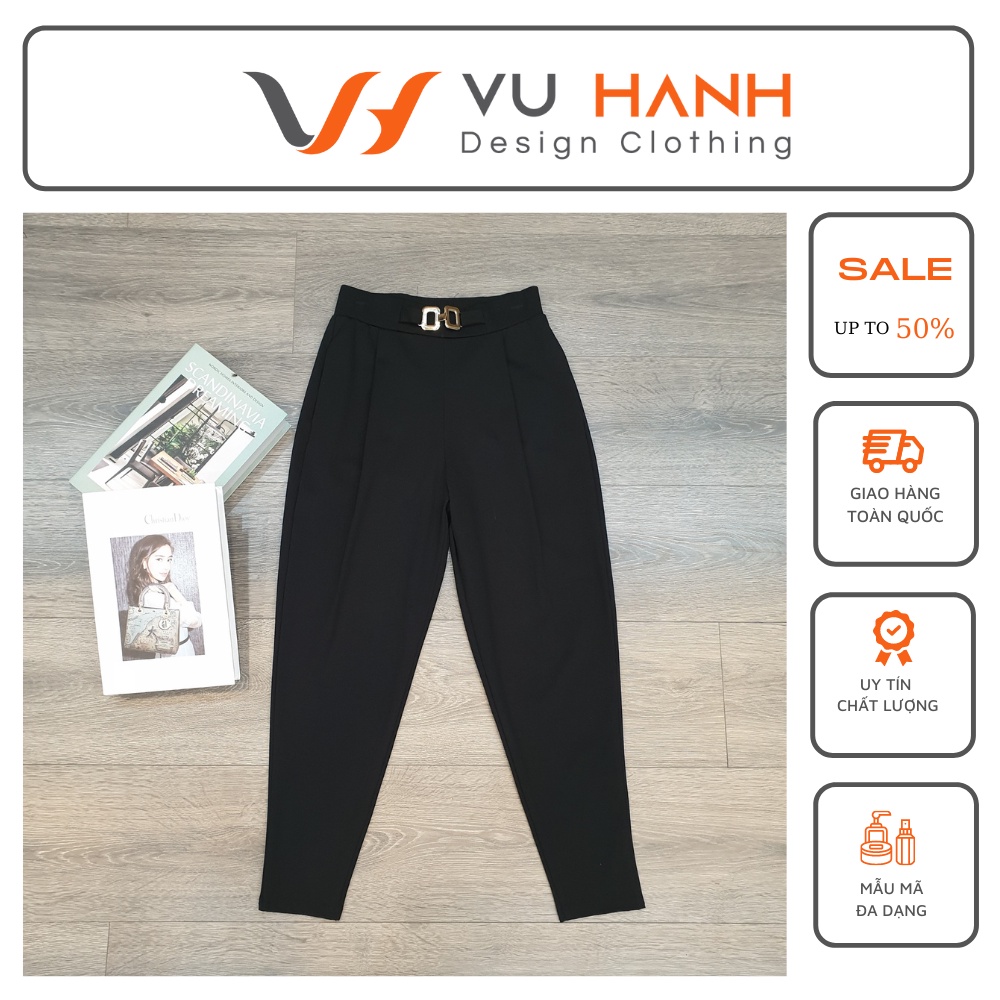 Quần umi đai xích, quần nữ co giãn | Shop Vũ Hạnh