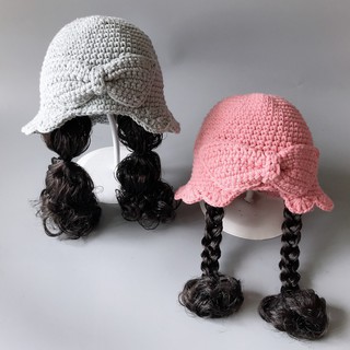 Tóc Giả Công Chúa Gắn Mũ Cho Bé Gái Từ 3-1 Tuổi