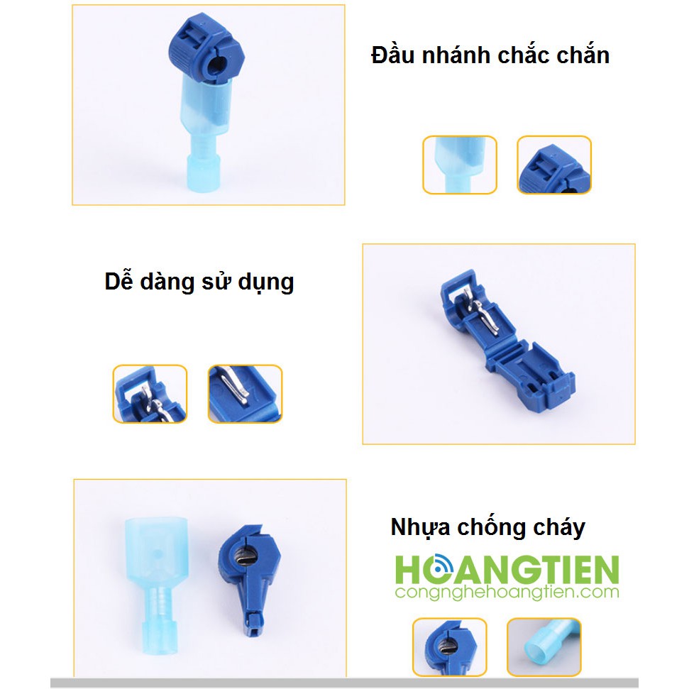 Cút nối dây điện chữ T HS-2