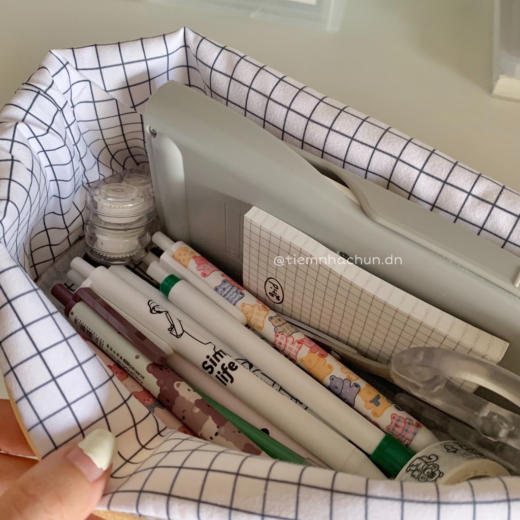 TÚI ĐỰNG BÚT SIÊU TO POOL PENCIL CASE MÀU PASTEL (ảnh thật) - Tiệm nhà chun