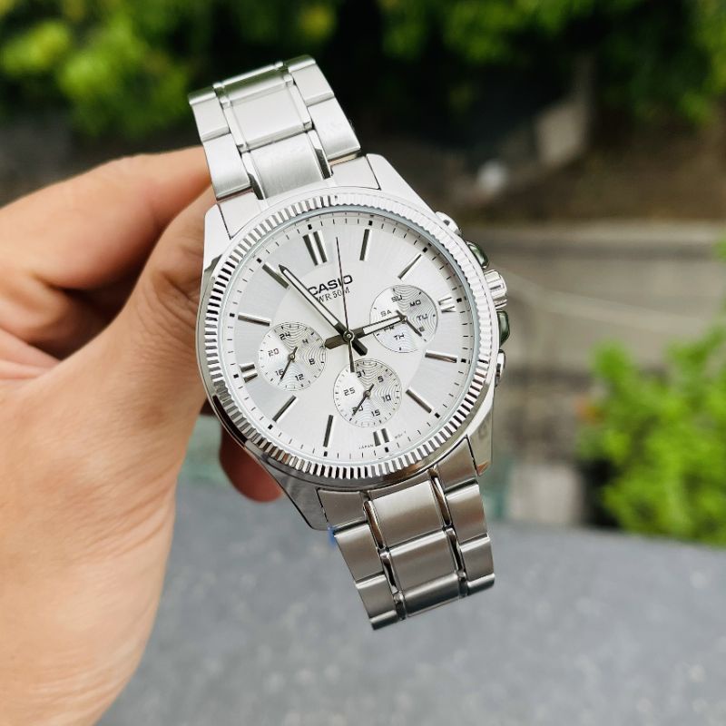 Đồng hồ nam Casio MTP-1375 dây kim loại chính hãng cao cấp giá rẻ