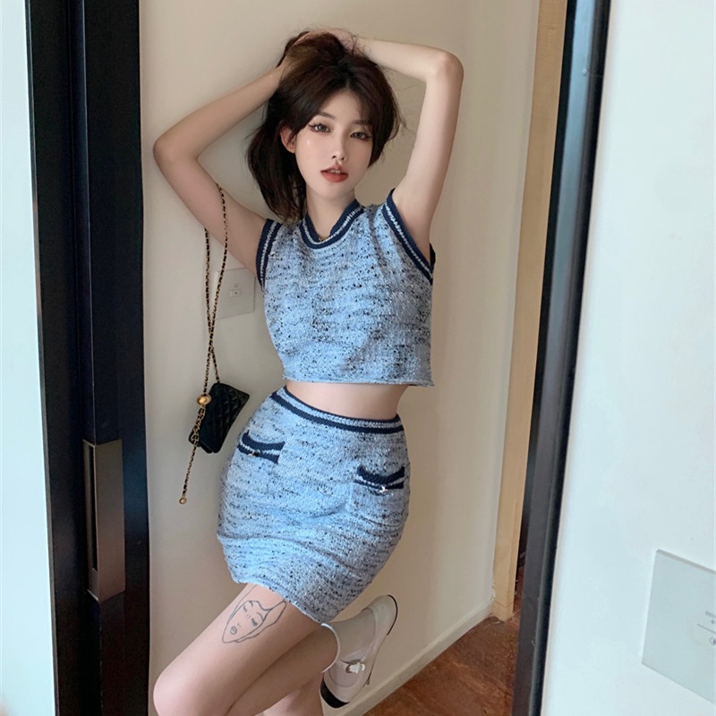 Đầm Dệt Kim Không Tay Dáng Ôm Thời Trang Dành Cho Nữ