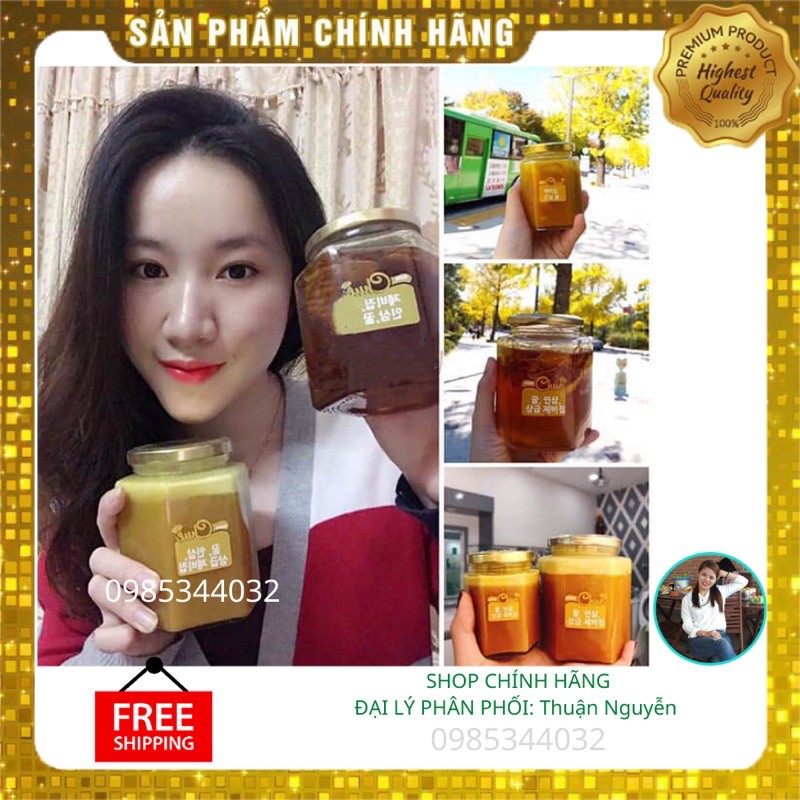 Sâm Nghệ Mật Ong Mamachue🌟FREESHIP🌟Giảm Tàn Nhang, Nám🌸Đẹp Da 🌸Hỗ Trợ Đau Dạ Dày🌸Tăng Sức Đề Kháng🌸Tinh Chất Nghệ🌻Nghệ