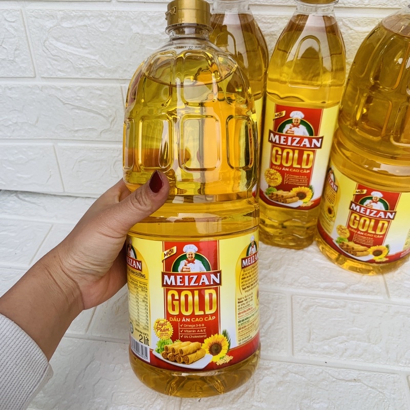Dầu Ăn Meizan Gold 1L-2L, hoàn toàn thực vật, tốt cho sức khoẻ của bạn