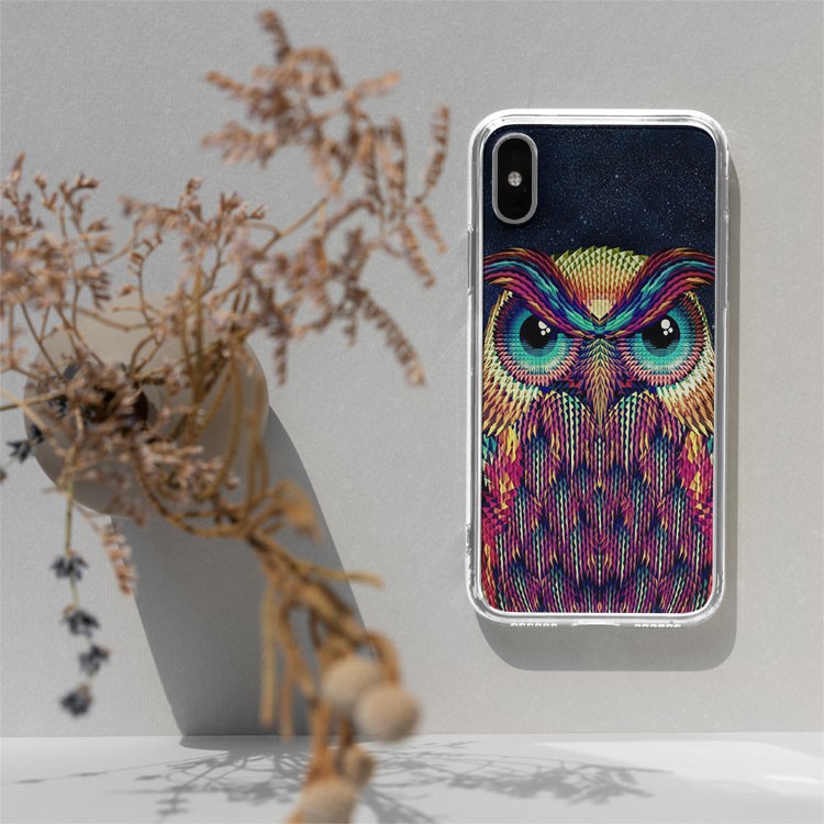 Ốp Lưng Design cú mèo nghệ thuật xếp giấy Iphone 7/7Plus/8/8Plus/X/Xs/Xs Max/11/11 Promax/12/12 Promax OWL20210134