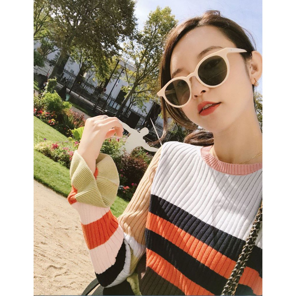 Kính Ulzzang Gọng Tròn Nam Nữ Style Hàn Quốc D06