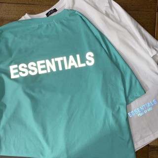 Áo thun  ❤Có size phản quang tay lỡ unisex ESSENTIALS