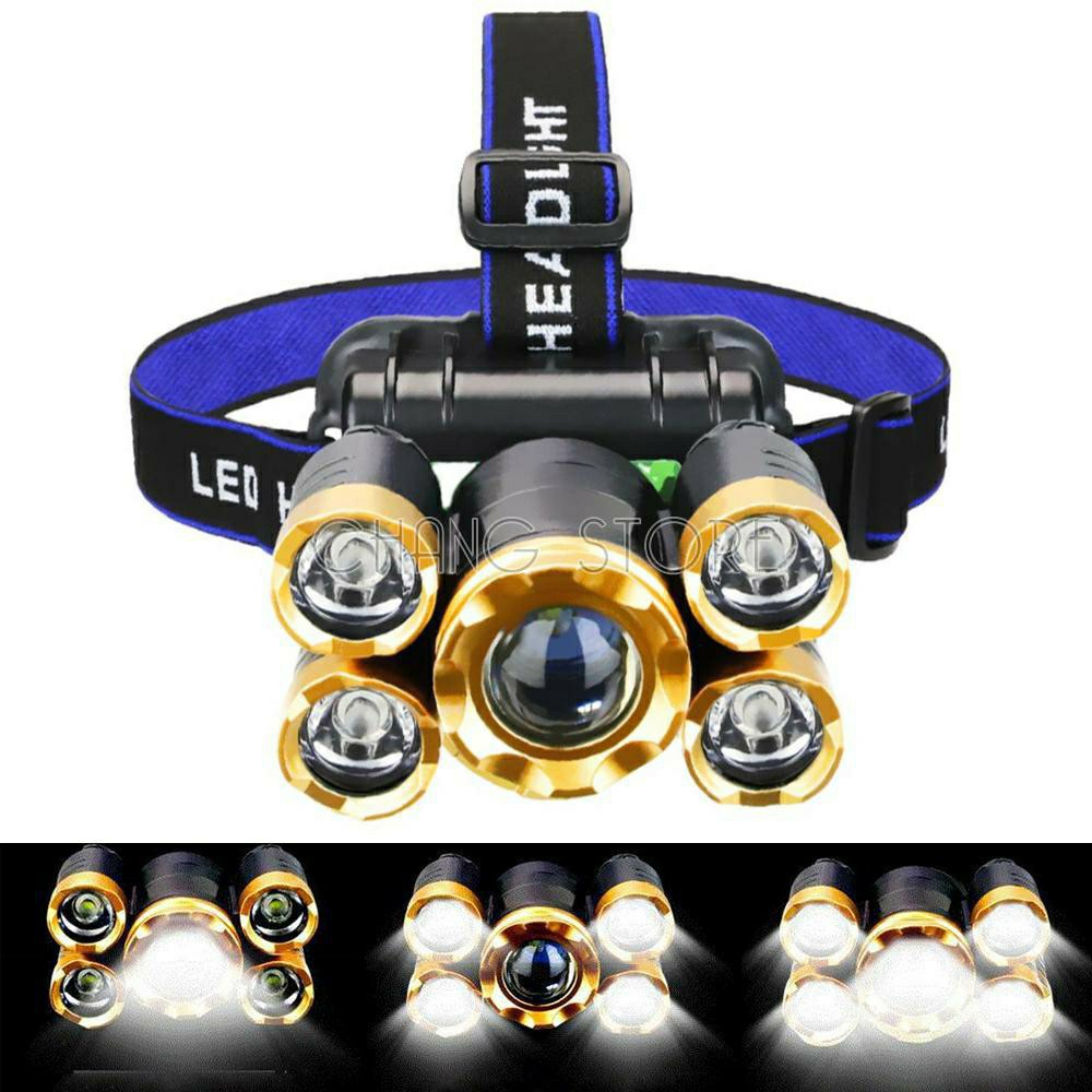 [BẢO HÀNH 12 THÁNG] ĐÈN BIN ĐỘI ĐẦU ĐEO TRÁN SIÊU SÁNG 5 BÓNG LED CHÍNH HÃNG [BẢO HÀNH 12 THÁNG] | BigBuy360 - bigbuy360.vn