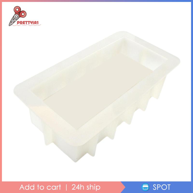 1 Khuôn Làm Bánh Xà Phòng / Thạch Hình Chữ Nhật DIY