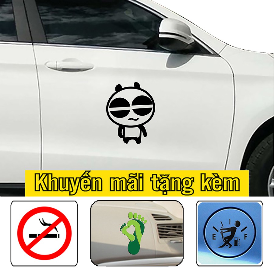 Sticker sườn xe, decal dán sườn xe nhiều dòng họa tiết vui nhộn