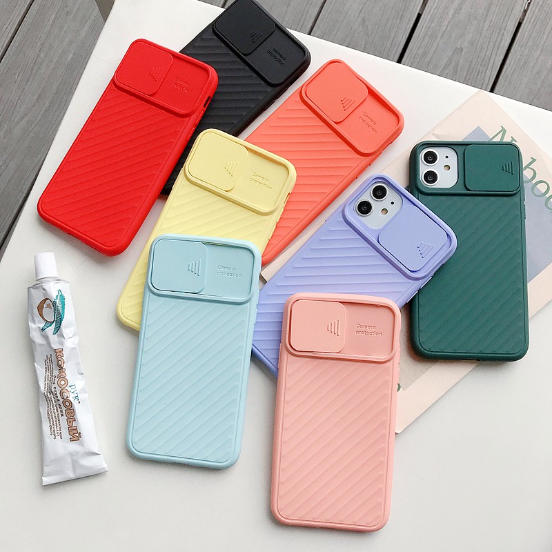 Ốp điện thoại silicon TPU mềm màu trơn chống sốc bảo vệ camera cho iPhone 13 12 11 Pro X XR XS Max 67 8 Plus | BigBuy360 - bigbuy360.vn