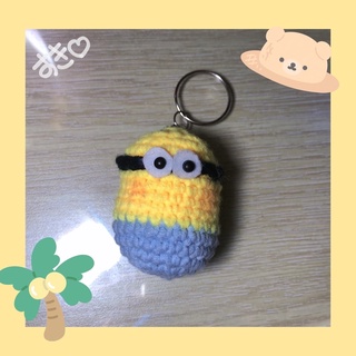 [Handmade] Móc khoá len minion