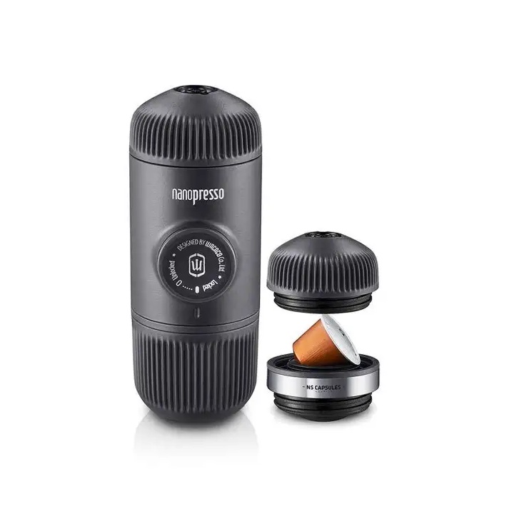 Máy pha cà phê cầm tay Wacaco NanoPresso cao cấp phù hợp cho đi phượt, dã ngoại, du lịch - Hàng chính hãng