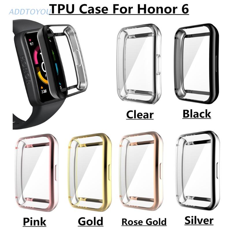 (3C) Ốp Lưng Nhựa Tpu Full Viền Có Dây Cho Huawei Honor Band 6