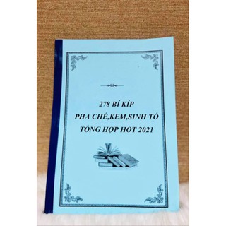 Bộ 278 công thức pha chế đồ uống
