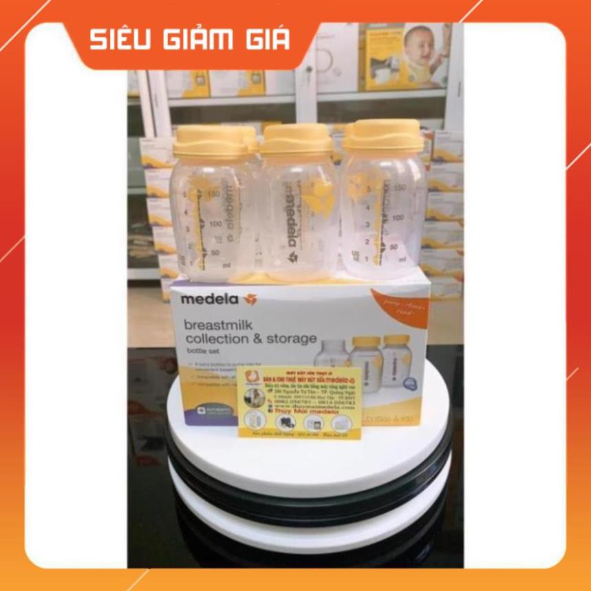 [Chính hãng] Sét 6 bình trữ sữa medela 150ml