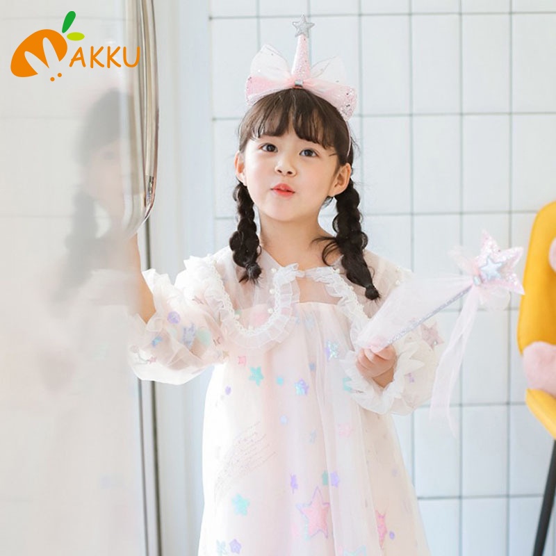 Bộ Kẹp Tóc Hình Vương Miện Công Chúa Xinh Xắn Cho Bé Gái