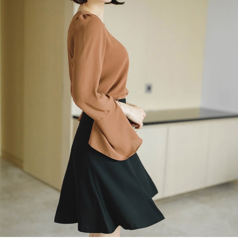 Chân váy chữ A Cao Cấp đẹp Lãng mạn style Hàn Quốc SK2104 KRfashion | BigBuy360 - bigbuy360.vn