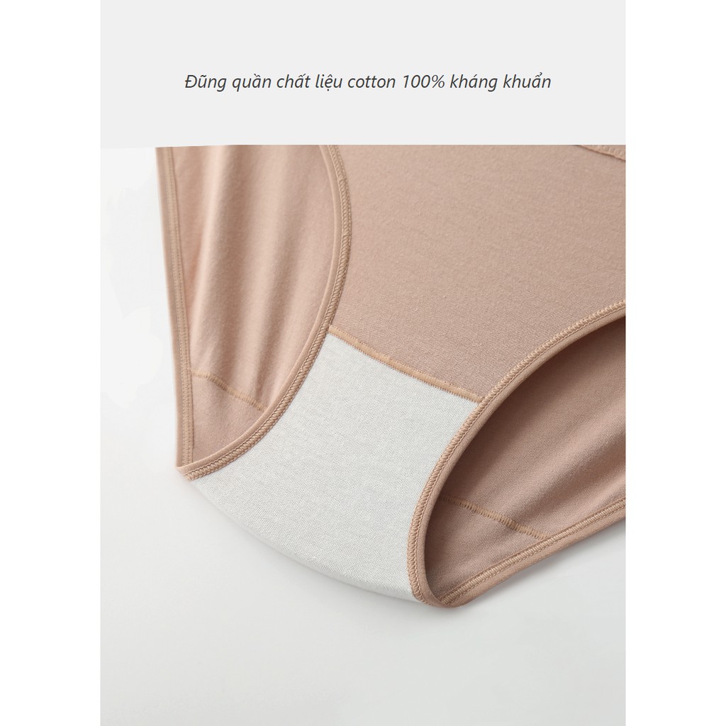 [Mã 12FASHIONSALE1 giảm 10K đơn 50K] Quần Lót Cotton Cạp Cao Kháng Khuẩn Siêu Mềm Big Size Chống Hằn Chống Lọt Khe P436 | BigBuy360 - bigbuy360.vn
