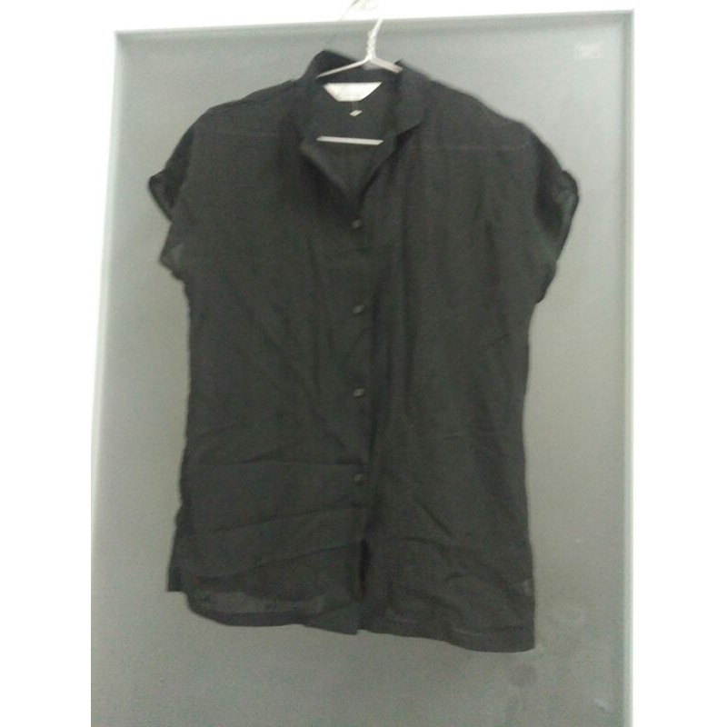 M10.Size M, Áo Voan đen mỏng không lót. Hàng thùng