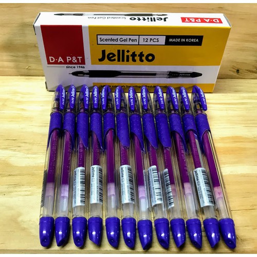 Hộp 12 Viết Nước Jellitto Đông A Ngòi 0.4mm ( xanh, tím, đỏ, đen )