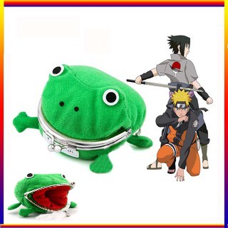 Trong kho🔥Ví ếch Naruto dễ thương cầm tay Dễ thương ếch hoạt hình vui nhộn Ví tiền xu cho trẻ em