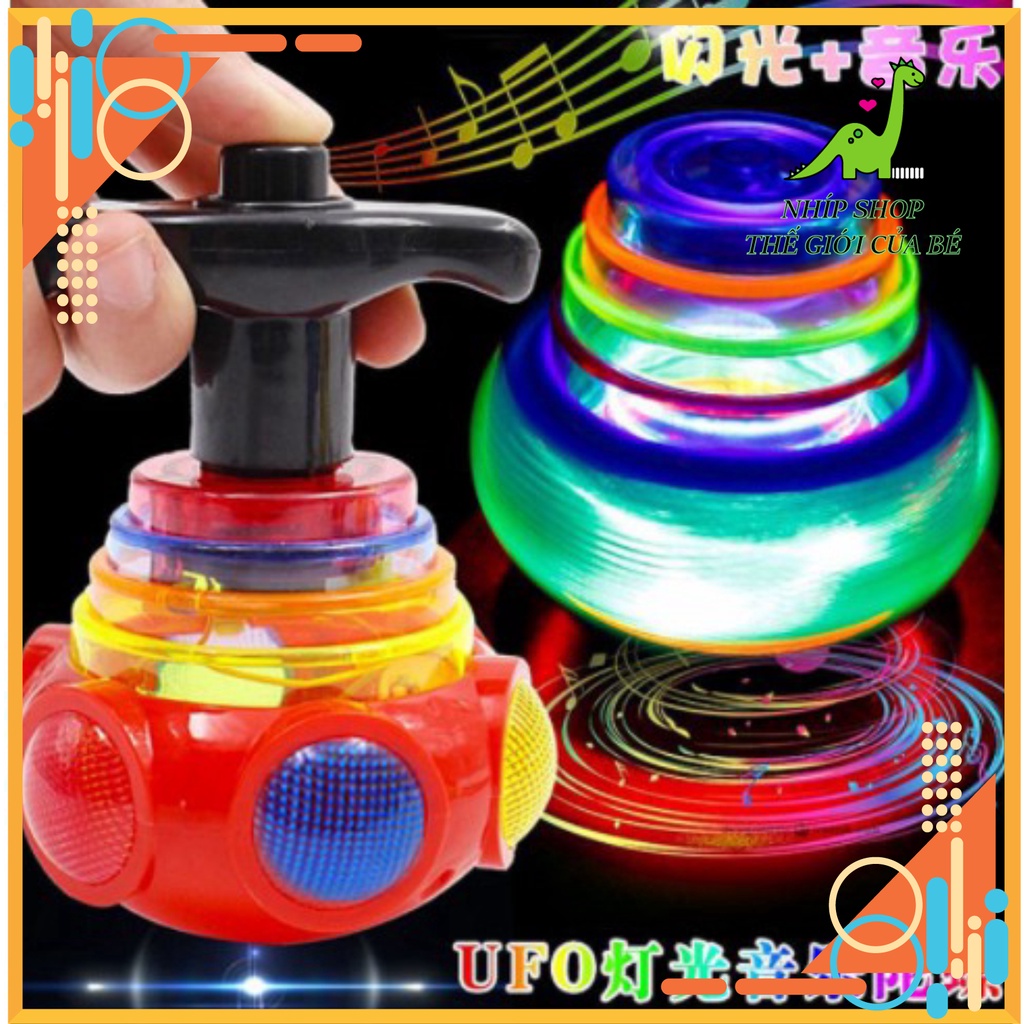 UFO Light Music Gyro - Con quay phát nhạc, ánh sáng cực hay