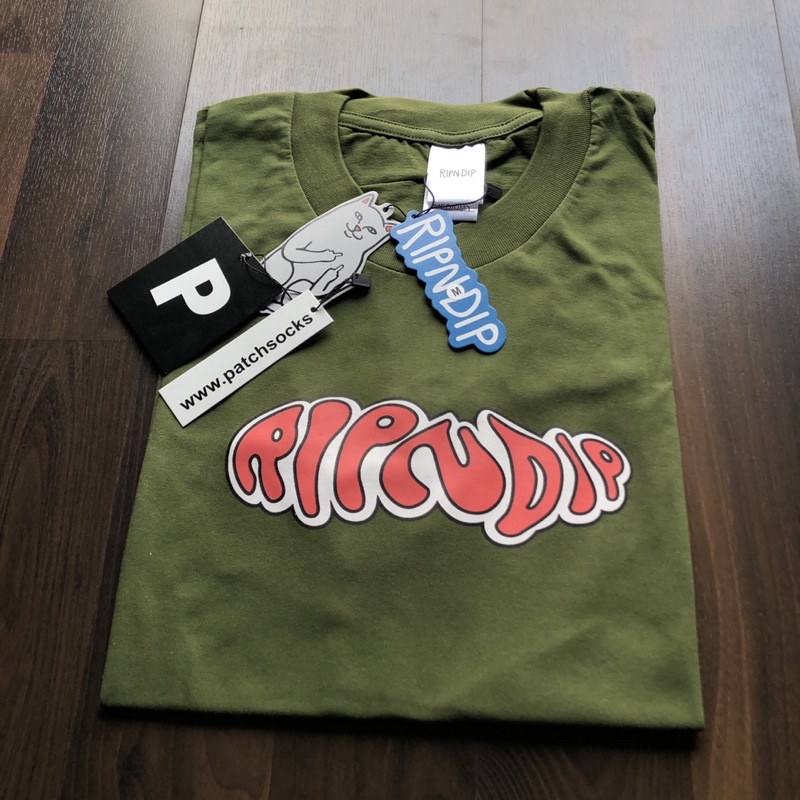 Ripndip Áo Thun Dáng Rộng In Họa Tiết Độc Đáo Tỉ Lệ 1: 1
